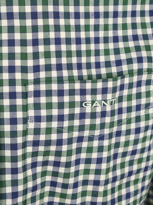 Gant Casual Shirt Twill Plaid Green Product / Detail