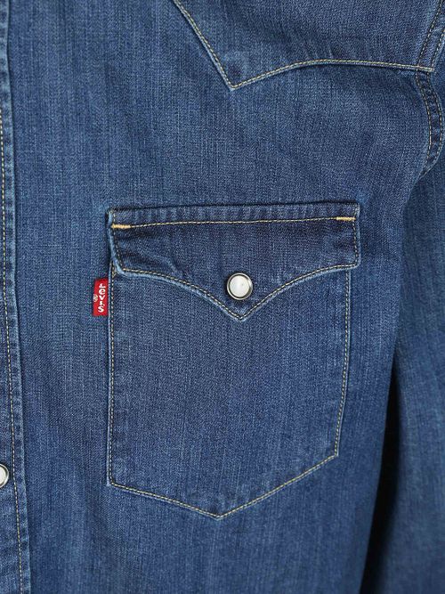 Levi's Barstow Western Shirt Mid Blue Product / Detail