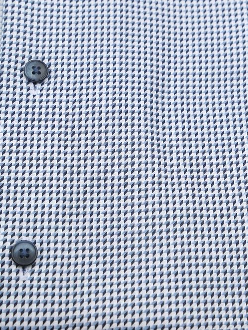 Olymp Luxor Shirt Print Structura Blue Product / Detail