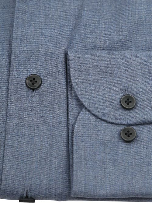Profuomo Shirt Peached Twill Flanel Blue Product / Detail