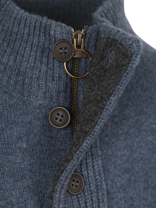 Barbour Mocker Sweater Wool Indigo