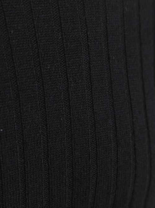Profuomo Pullover Rib Wool Blend Navy Product / Detail