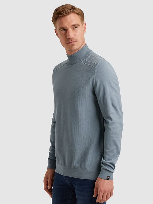 Vanguard Knitted Pullover Blue Model / Voorkant