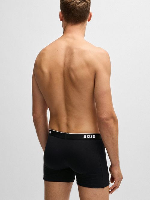 BOSS Boxers Lot de 3 Power Noir 001 Model / Achterkant