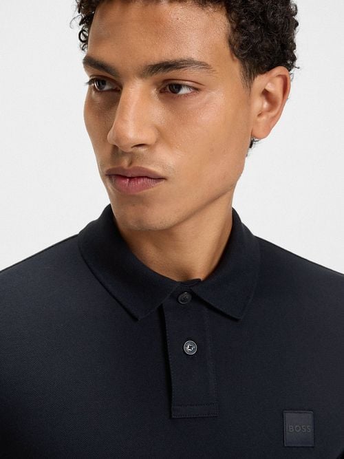 BOSS Passenger Polo Shirt Navy Model / Detail