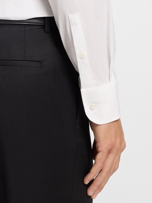 BOSS Hank Shirt White Model / Detail