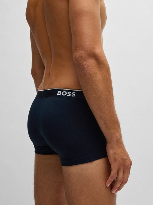 BOSS Short Boxer Shorts Power 3-Pack Dark Blue 480 Model / Detail
