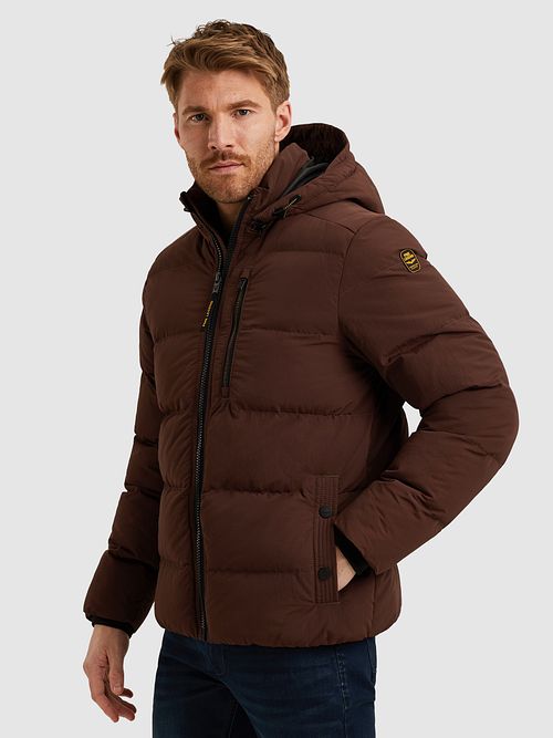 PME Legend Jacke Brewster Braun Model / Zijkant