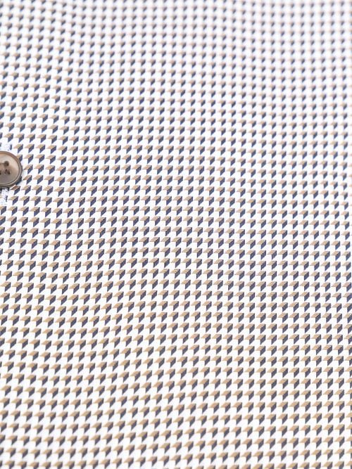 Olymp Luxor Shirt Print Structura Brown