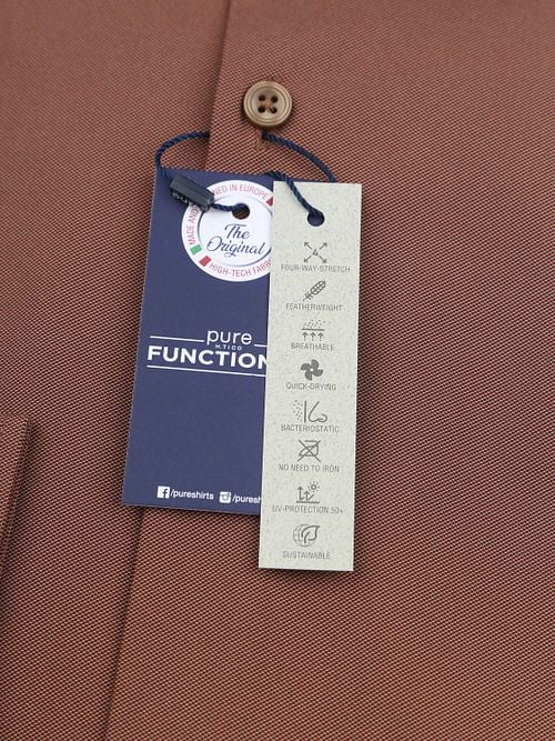 Pure The Functional Shirt Super Stretch Brique Product / Detail
