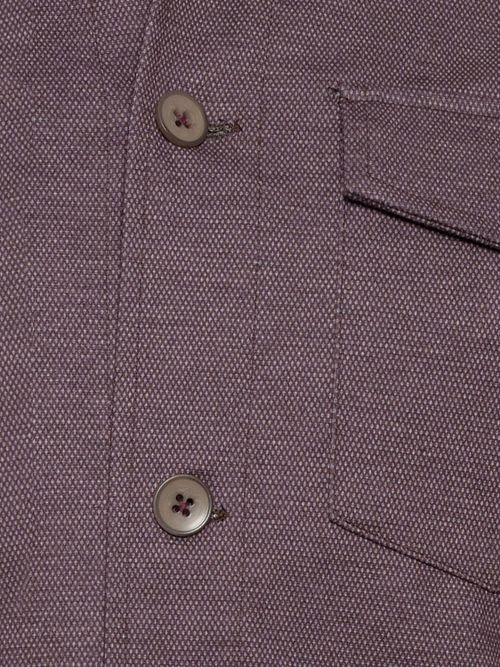 R2 Overshirt Melange Burgundy