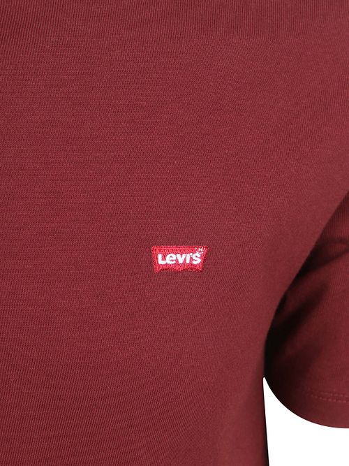 Levi's T Shirt Original Burgundy