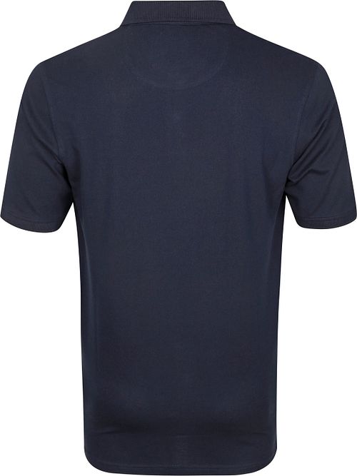 Casa Moda Polo Stretch Bleu Foncé Product / Achterkant