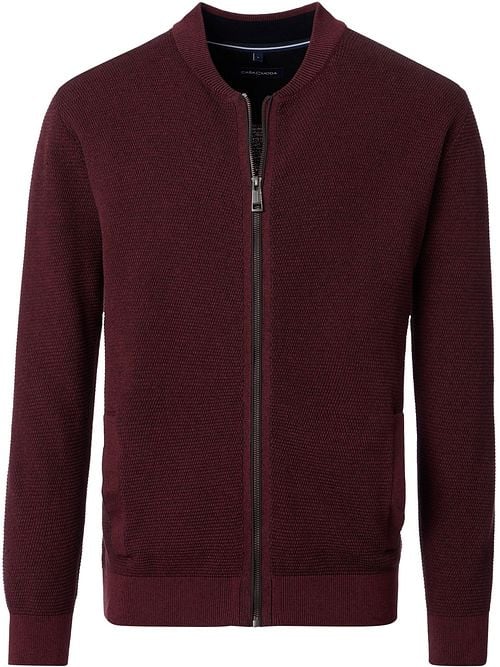 Casa Moda Pullover Zip Structure Burgundy Product