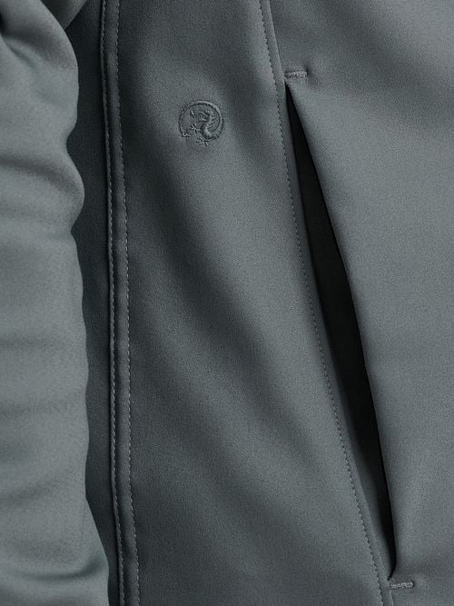 Cast Iron Tech Overshirt Stormy Blau Model / Detail