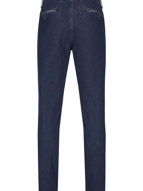 Club Of Comfort Chino Garvey Denim Mid Blau Product / Achterkant
