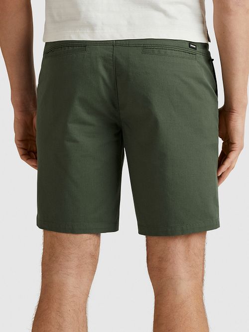Vanguard V65 Short Fine Twill Dark Green Model / Achterkant