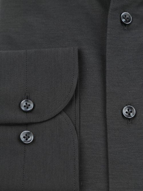 Profuomo Japanese Knitted Shirt Anthracite Product / Detail