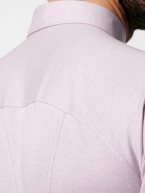 Desoto Nont Iron Shirt Kent Pink Model / Detail