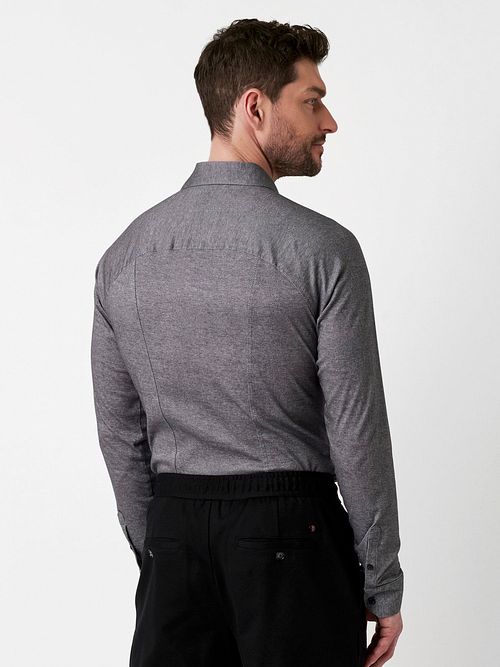Desoto Shirt Twill Optics Grey Model / Achterkant