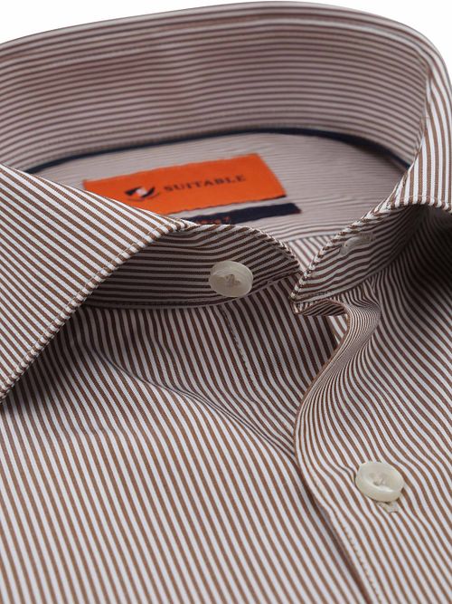 SL7-25-01 WS SL7 Twill Brown Stripe