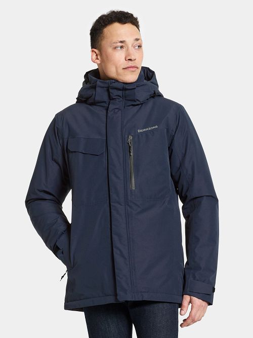 Didriksons Stefan Jacket Navy Model / Voorkant