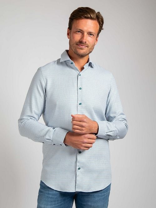 DR25-02 WS Twill Green Check
