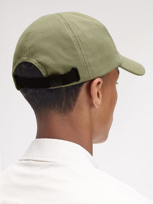 Fred Perry Cap Piqué Green Model / Achterkant