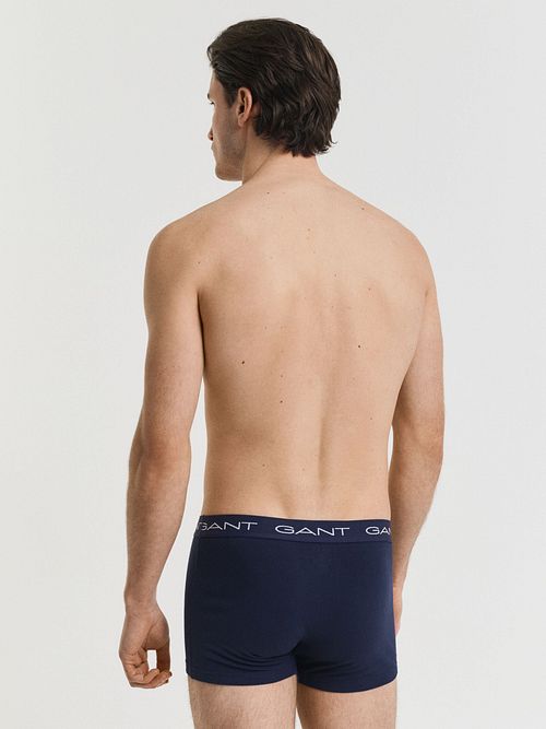 Gant Boxers Trunk 3-Pack Navy Model / Achterkant