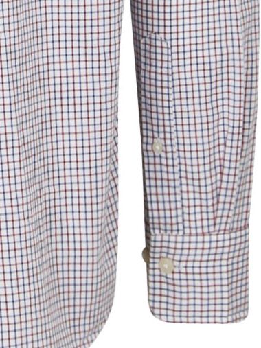 Gant Casual Hemd Poplin Blau Rot kariert Product / Detail