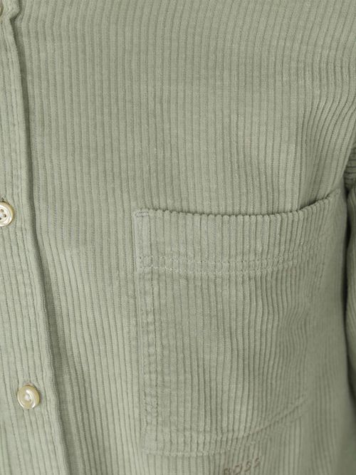 BOSS Relegant Shirt Corduroy Green