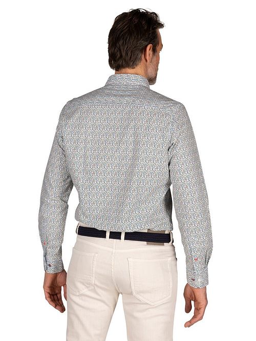 NZA Shirt Kayson Print Multicolour Model / Achterkant