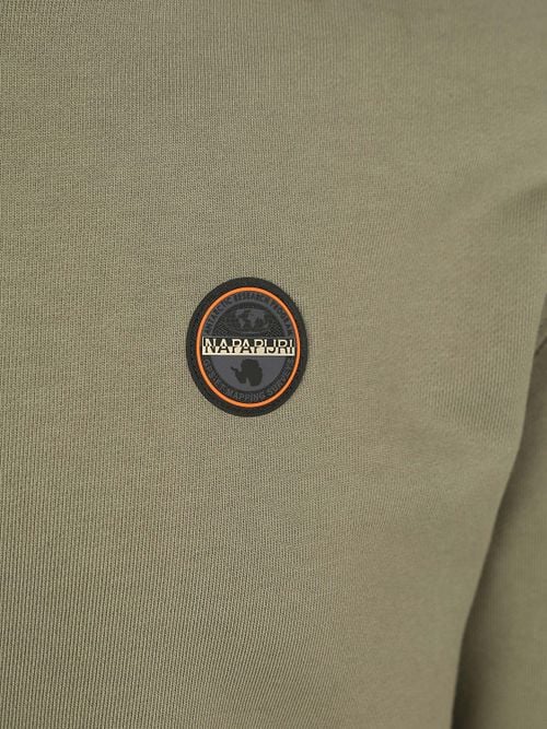 Napapijri Badge Sweater Olive Green Product / Detail