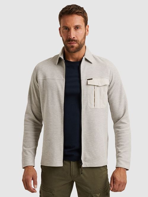 PME Legend Surchemise Jersey Waffle Gris