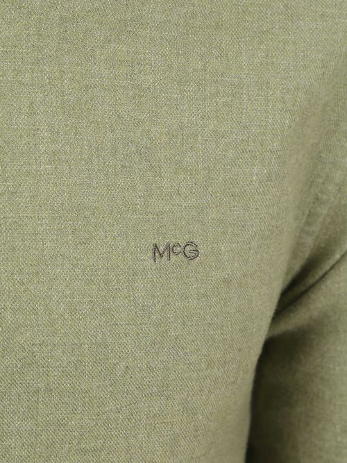 McGregor Hemd Flanel Melange Sage Groen