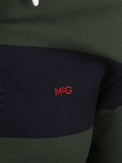 McGregor Rugbyshirt Streep Navy Olive