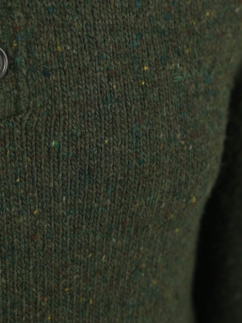 Gant Mocker Pullover Wool Blend Dunkelgrün