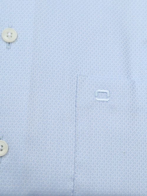 Olymp Luxor Shirt Diamond Structure Light Blue Product / Detail