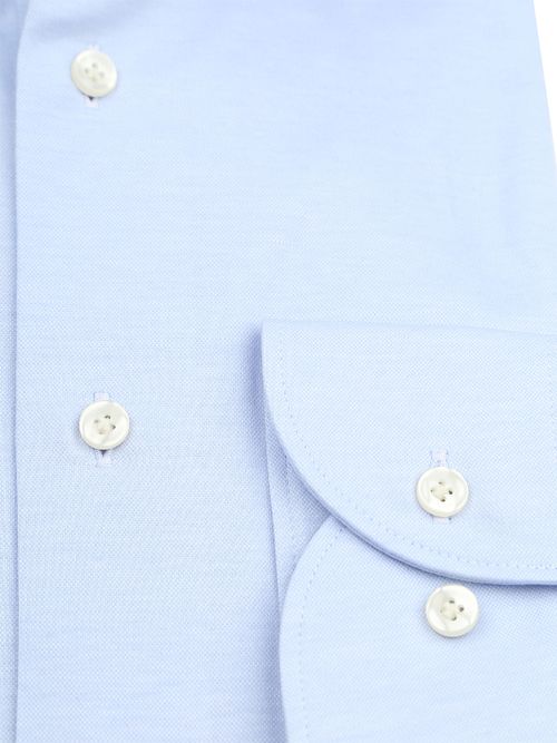 Profuomo Knitted Shirt Light Blue Product / Detail