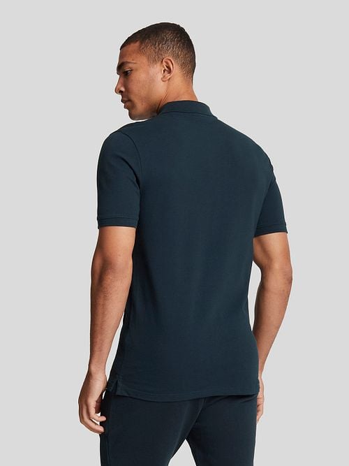 Lyle and Scott Tonal Eagle Polo Marine Model / Achterkant