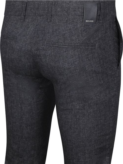 Mac Broek Lennox Melange Navy