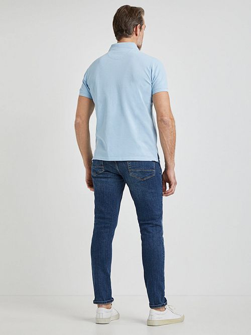 McGregor Piqué Polo Shirt Light Blue Model / Achterkant