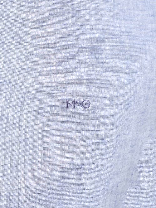 McGregor Shirt Linen Blend Vintage Blue Product / Detail