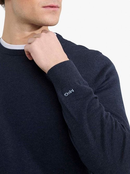 McGregor Trui Navy Model / Detail