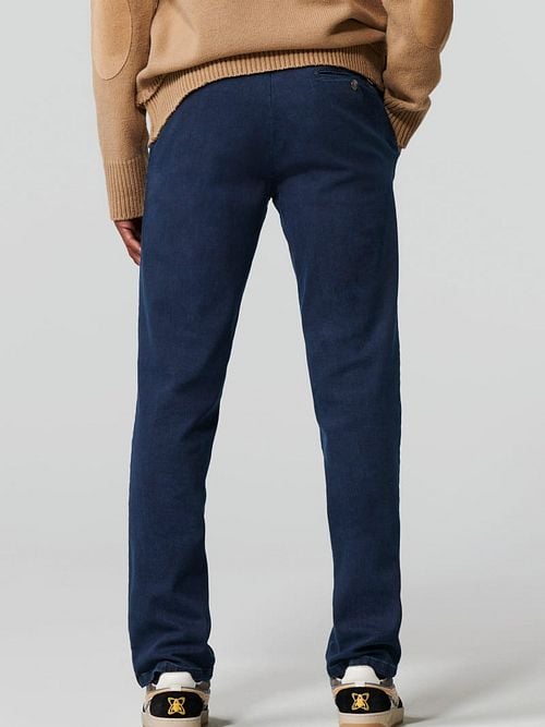Meyer Chino Bonn Donkerblauw Jeans Model / Achterkant