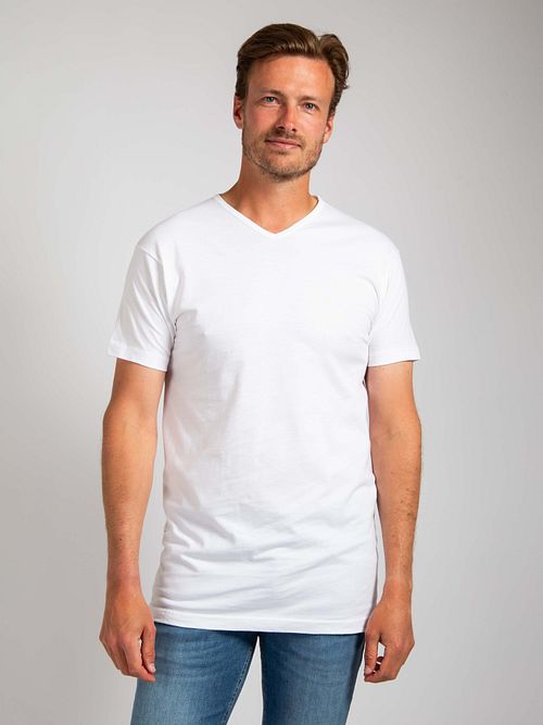 5671/2P/01 Vermont Long T-shirt White