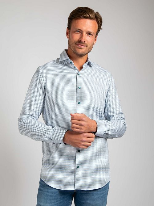 DR25-02 WS Twill Green Check