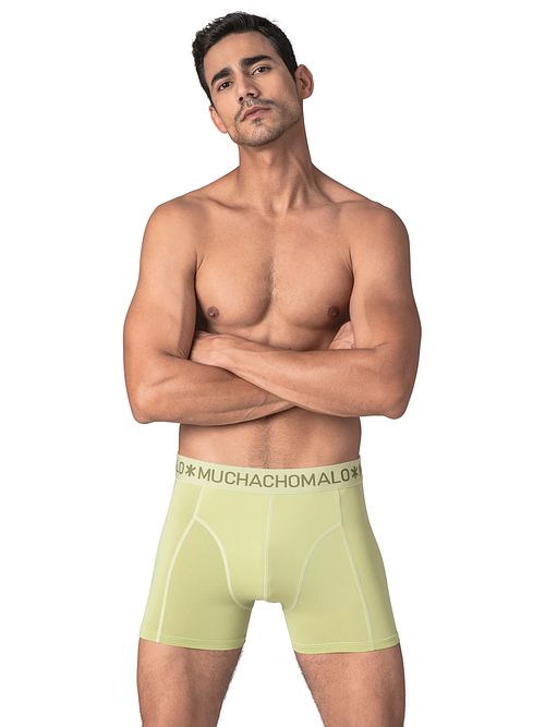 Muchachomalo Short de Bain Solid Vert Model / Voorkant