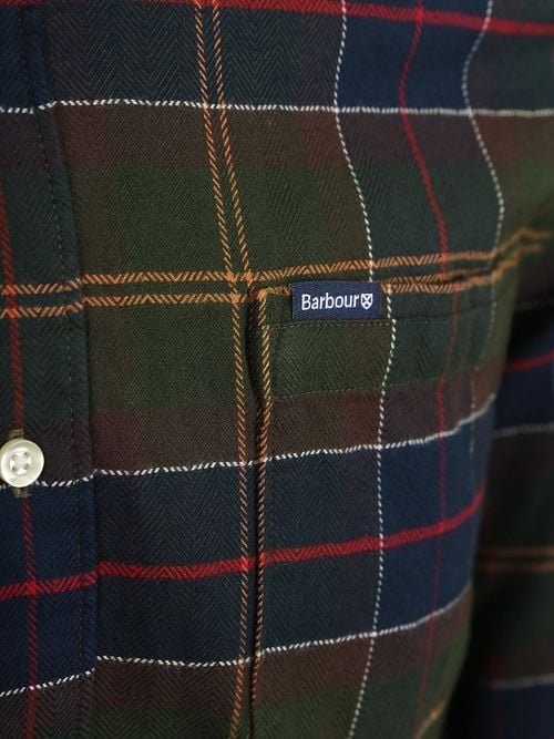 Barbour Chemise Kyeloch Carreaux Vert Foncé Product / Detail