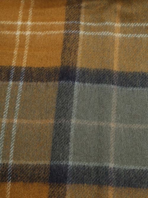 Barbour Foulard Patchwork Tartan Jaune Product / Detail